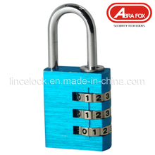 High Quality Assorted Colors Three Rounds Combination Padlock (501)