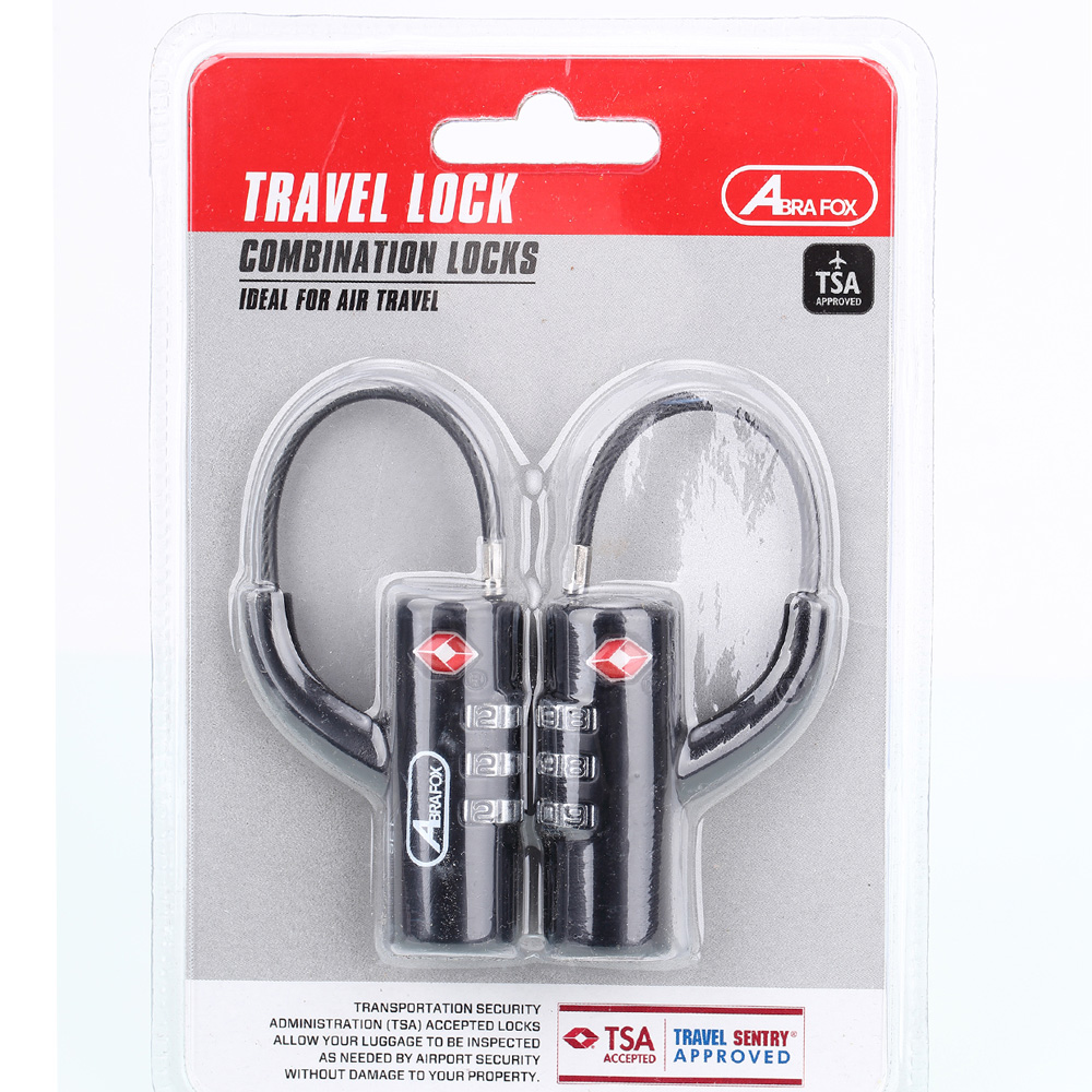 TSA Keyless Cable Luggage Locks