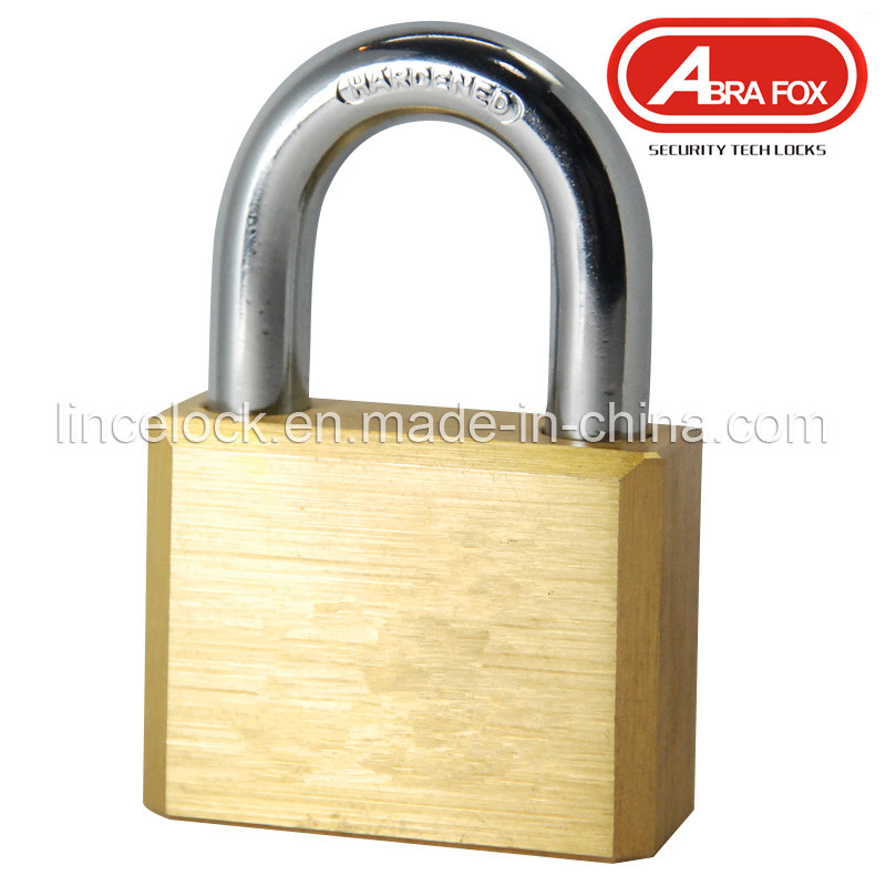 Different Sizes Square Type Brass Padlock with Vane Keys (105)