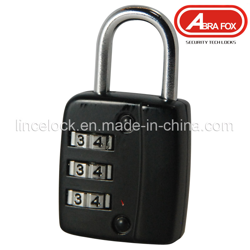 Black Zinc Alloy Combination Password Lock 